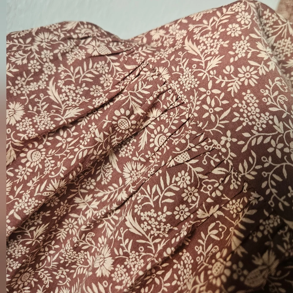 Doen Isidore dress in terra garden bloom, small - Picture 8 of 12